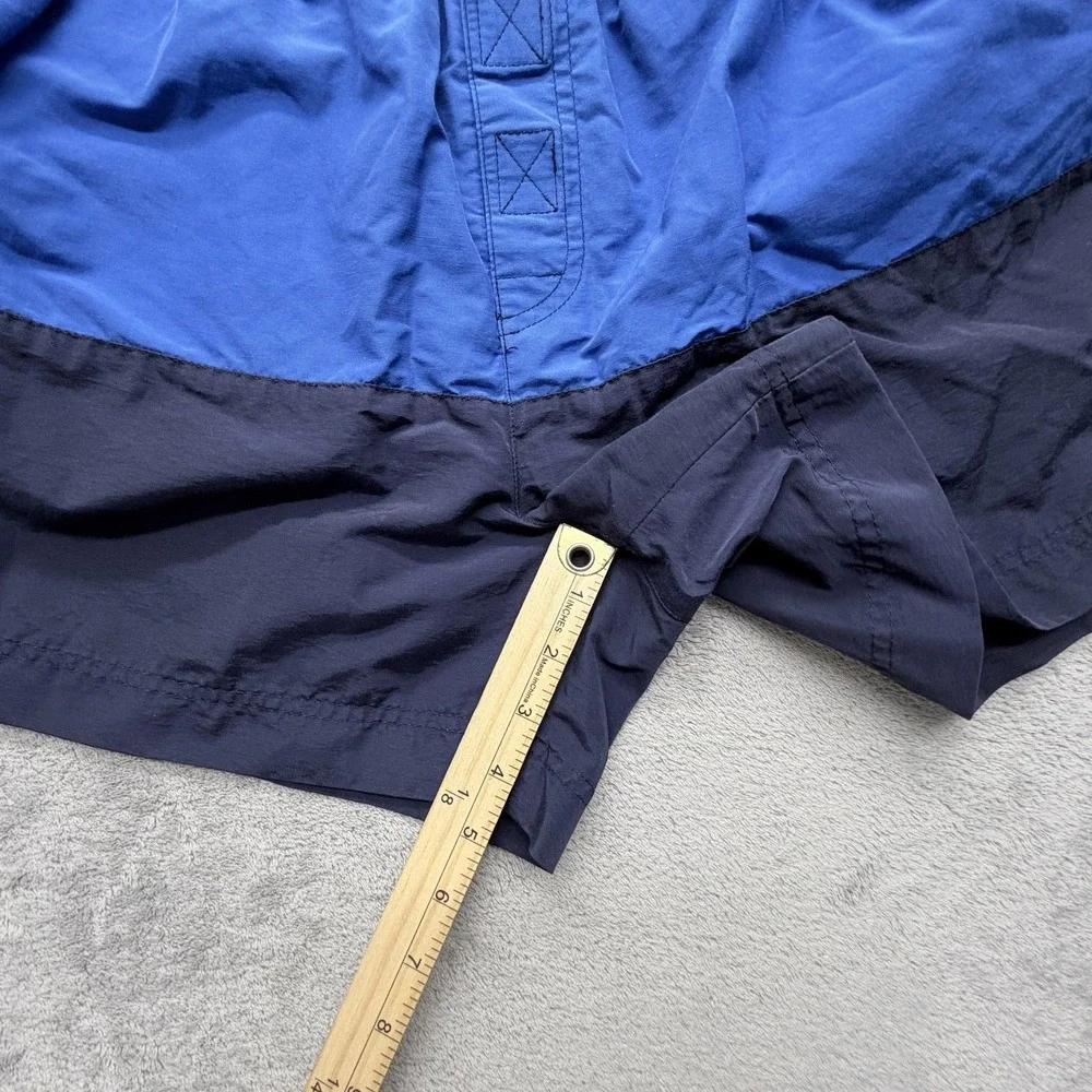 Vintage Polo Sport Swim Shorts Mens L Blue Colorblock Lined Built-In Brief Cargo